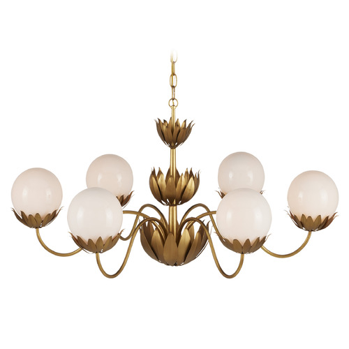 Currey and Company Lighting Currey and Company Tom Caldwell Mirasole Gold Leaf / Gold Chandelier 9000-1096