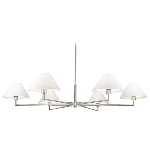 Z-Lite Z-Lite Leila Brushed Nickel Chandelier 744-63R-BN