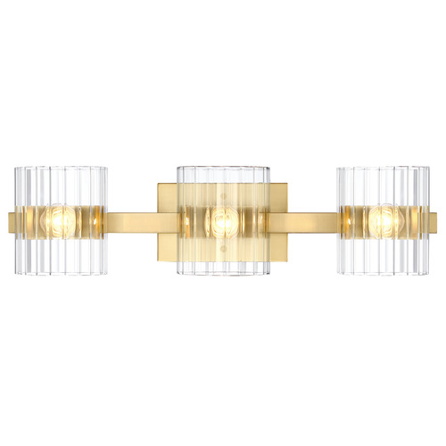 Designers Fountain Lighting Designers Fountain Aries Brushed Gold Bathroom Light D284C-3B-BG
