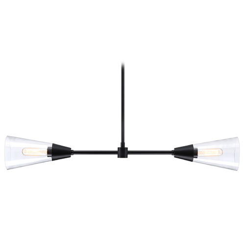Designers Fountain Lighting Designers Fountain Norro Matte Black Island Light D290M-IS-MB