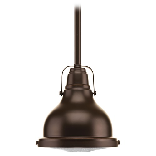 Progress Lighting Coastal LED Mini Pendant in Oil Rubbed Bronze by Progress Lighting P5050-108