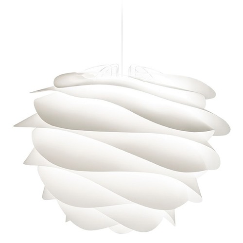 UMAGE UMAGE White Plug-In Swag Pendant Light with Abstract Shade 2056_4009