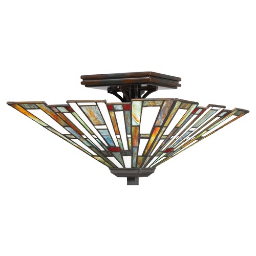 Quoizel Lighting Maybeck Valiant Bronze Semi-Flush by Quoizel Lighting TFMK1714VA