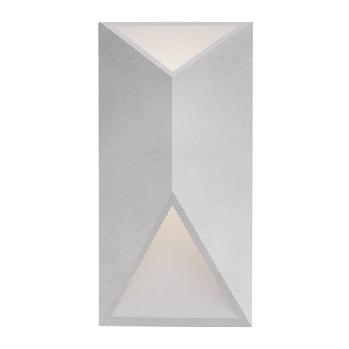 Kuzco Lighting Modern Brushed Nickel LED Outdoor Wall Light 3000K 340LM by Kuzco Lighting EW60312-BN