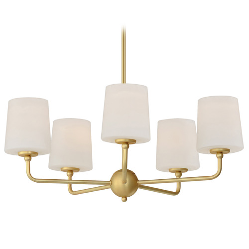 Maxim Lighting Maxim Lighting Bristol Satin Brass Chandelier 12095SWSBR