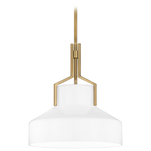 Quoizel Lighting Quoizel Lighting Quoizel Pendant Aged Brass Pendant Light with Bowl / Dome Shade QP6194AB