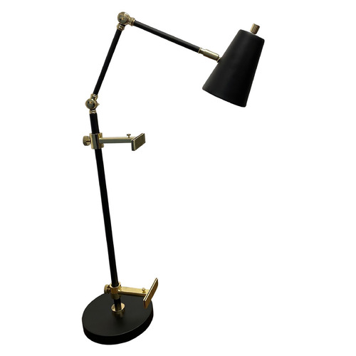 House of Troy Lighting House Of Troy River North Black / Polished Brass LED Task / Reading Lamp RN351-BLKPB