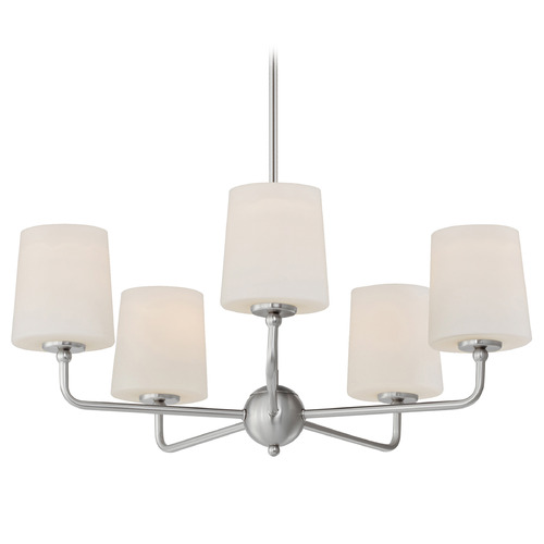 Maxim Lighting Maxim Lighting Bristol Satin Nickel Chandelier 12095SWSN