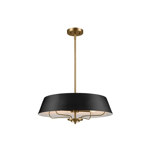 Kichler Lighting Luella Convertible 22-Inch Pendant in Black by Kichler Lighting 52543BK