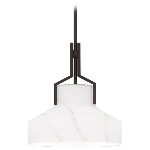 Quoizel Lighting Quoizel Lighting Quoizel Pendant Old Bronze Pendant Light with Bowl / Dome Shade QP6194OZ