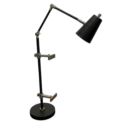 House of Troy Lighting House Of Troy River North Black / Satin Nickel LED Task / Reading Lamp RN351-BLKSN