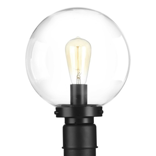 Progress Lighting Globe Lanterns Black Post Light by Progress Lighting P540007-031