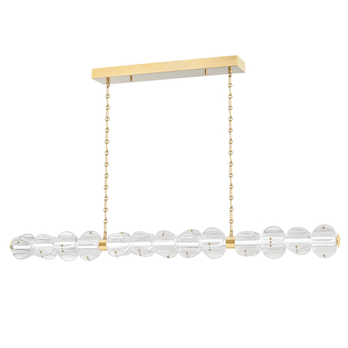 Hudson Valley Lighting Lindley 50-In LED Linear Light in Aged Brass by Hudson Valley Lighting 1950-AGB