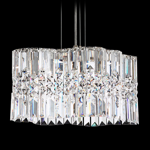 Schonbek Lighting Schonbek Worldwide Lighting Selene Stainless Steel LED Pendant Light SPU120N-SS1O