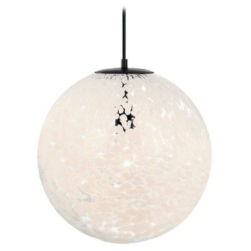 Designers Fountain Lighting Designers Fountain Circo Matte Black Pendant Light with Globe Shade D282M-14P-MB