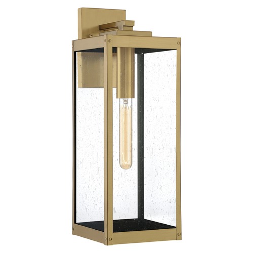 Quoizel Lighting Westover Antique Brass Outdoor Wall Light by Quoizel Lighting WVR8407A