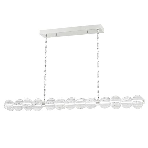 Hudson Valley Lighting Lindley 50-Inch Linear Pendant in Polished Nickel by Hudson Valley 1950-PN