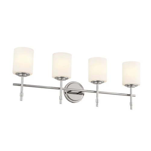 Kichler Lighting Ali 4-Light Vanity Light in Polished Nickel by Kichler Lighting  55143PN