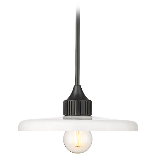 Z-Lite Paloma Matte Black Pendant by Z-Lite 820P14-MB