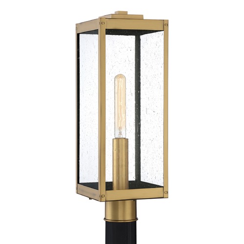 Quoizel Lighting Westover Antique Brass Post Light by Quoizel Lighting WVR9007A