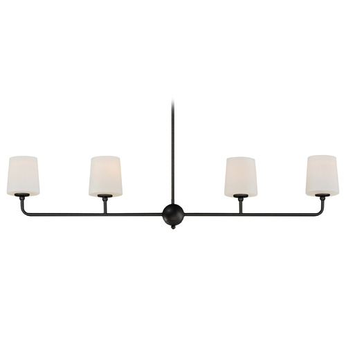 Maxim Lighting Maxim Lighting Bristol Anthracite Island Light with Conical Shade 12097SWAR