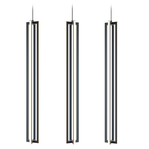 AFX Lighting Afx Lighting Cass Black LED Multi-Light Pendant CSSP36L30D1BKLNR3
