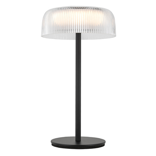 Kuzco Lighting Kuzco Lighting Brilla Black LED Table Lamp with Bowl / Dome Shade TL68211-BK