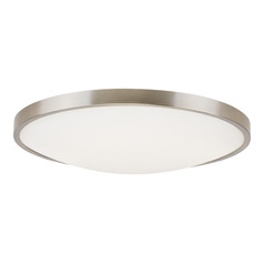 Sean Lavin Vance 13-Inch 277V 3000K LED Flush Mount in Nickel by Visual Comfort Modern