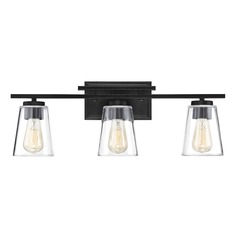 Calhoun 24-Inch Black Bathroom Light by Savoy House