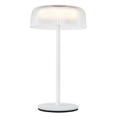 Kuzco Lighting Brilla White LED Table Lamp with Bowl / Dome Shade