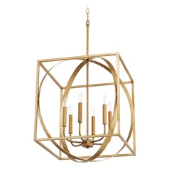 Gold Leaf Pendant by Quorum Lighting