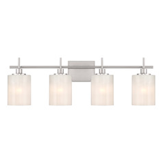 Meridian Brushed Nickel Bathroom Light