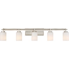 Taylor Brushed Nickel Bathroom Light by Quoizel Lighting