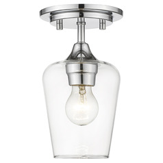 Joliet Chrome Semi-Flush Mount by Z-Lite