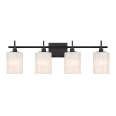 Meridian Matte Black Bathroom Light