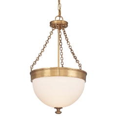 Barrington Pendant in Aged Brass by Hudson Valley Lighting