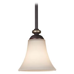 Shadowglen Lathan Bronze with Gold Mini Pendant by Minka Lavery