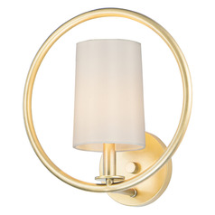 Maxim Lighting Meridian Natural Aged Brass Sconce