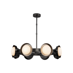 Alonso 37-Inch Chandelier in Urban Bronze by Alora Lighting