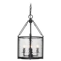 Barrington Matte Black Pendant by Z-Lite