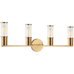 Klarice Aged Gold Brass Sconce by Matteo Lighting