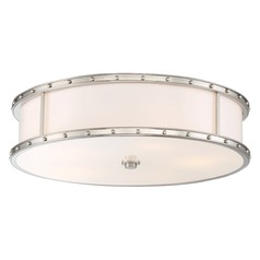 Brushed Nickel LED Flush Mount by Minka Lavery