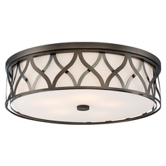 Minka Lavery Harvard Court Bronze LED Flushmount Light