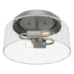 Hartland Matte Silver Flush Mount by Hunter Fan Company