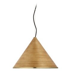 Suzanne Kasler Reine Large Pendant in Antique Brass by Visual Comfort Signature