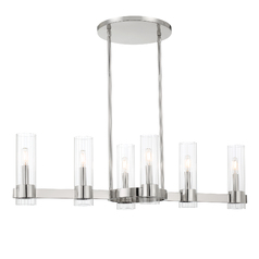 Vernon Place 6-Light Linear Light in Chrome by Minka Lavery
