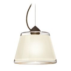Besa Lighting Pica Bronze Pendant Light with Empire Shade