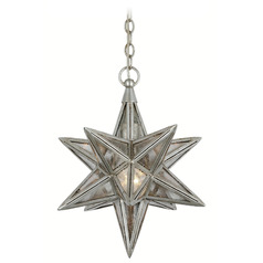 Chapman & Myers Moravian Star Lantern in Silver Leaf by VC Signature