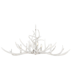 Quoizel Lighting Brosh Antique White Island Light