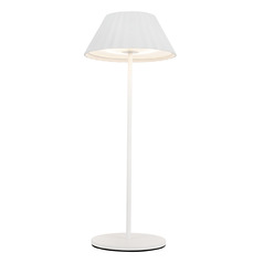 Kuzco Lighting Zola White LED Table Lamp with Empire Shade